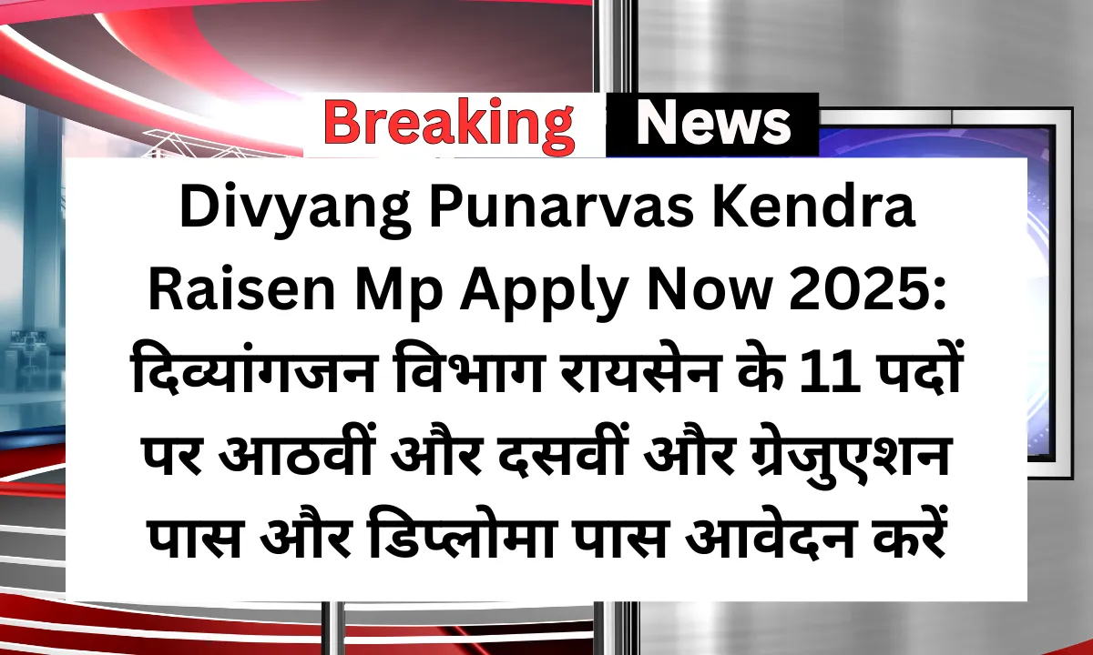 Divyang Punarvas Kendra Raisen Mp